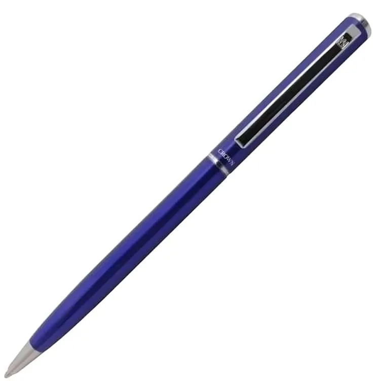 Caneta Esferográfica Hawai Azul Escura Crown - LC - Papelaria