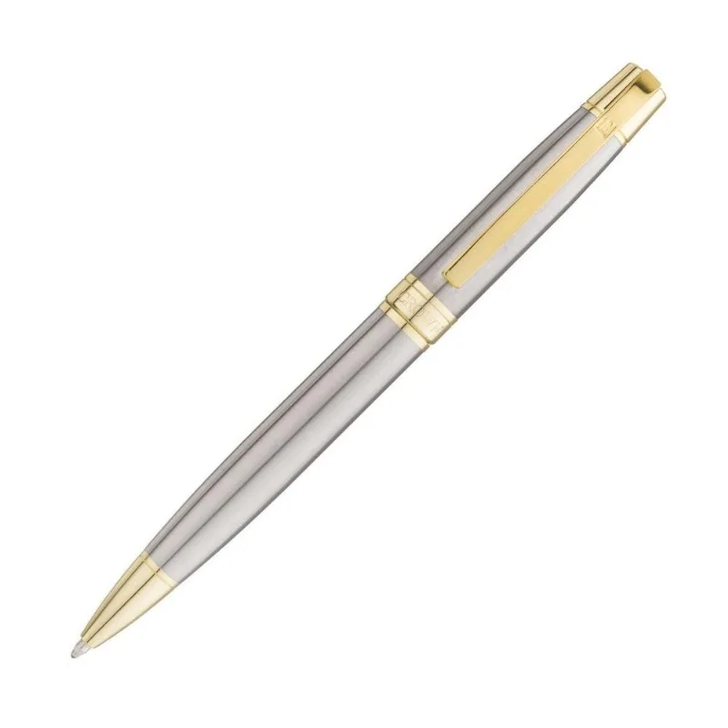 Caneta Esferográfica Crown Master Gold Prata (MP)