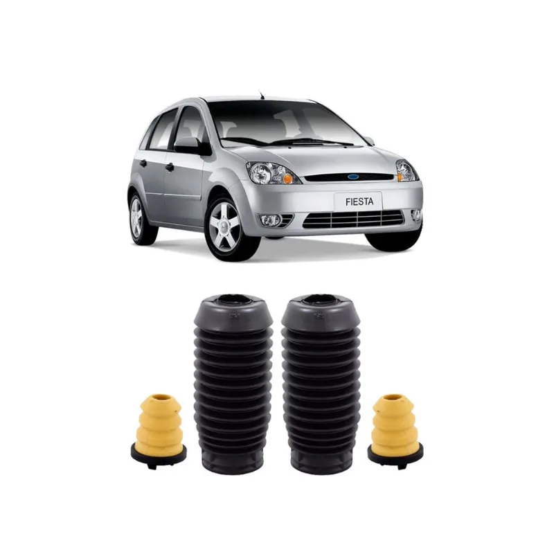 2 Kit Parcial Batente Dianteiro Ford Fiesta 2002 2003 2004