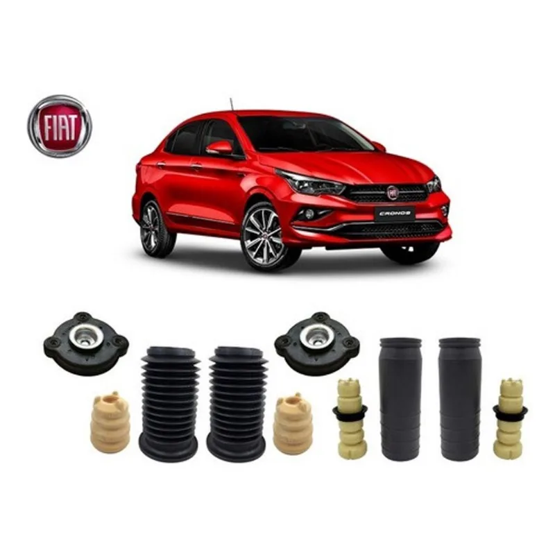 4 Kit Do Amortecedor Dianteiro Traseiro Fiat Cronos 2019 2020 2021