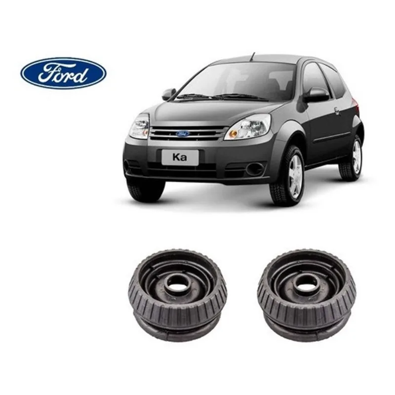 Par Coxim Batente Amortecedor Dianteiro Ford Ka 2008 2009 2010