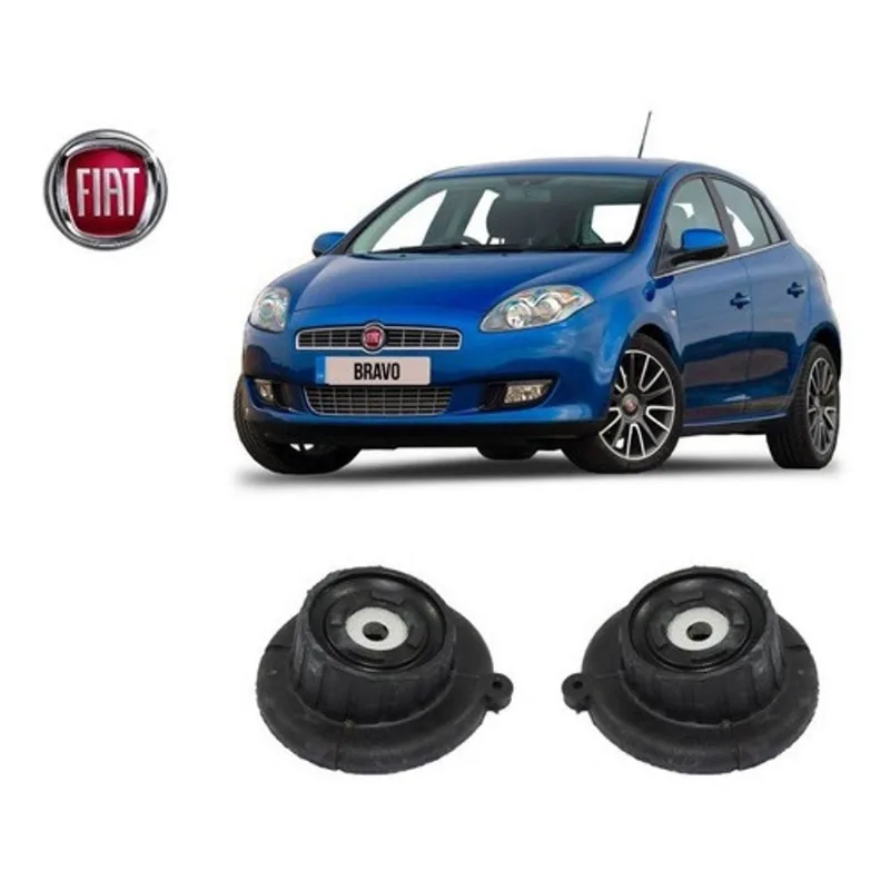 Par Coxim Batente Amortecedor Dianteiro Fiat Bravo 2011 2012 2013