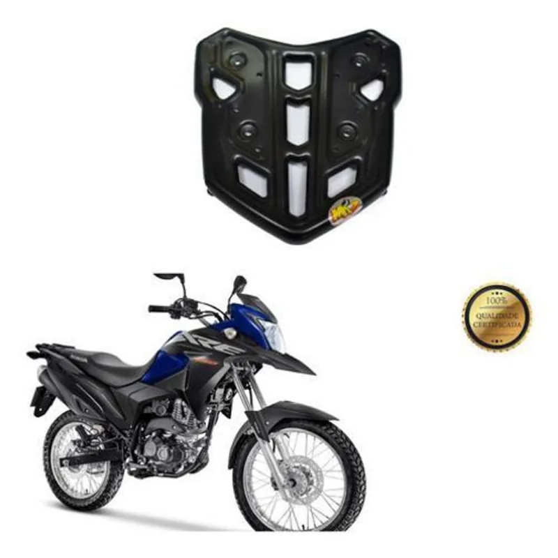 Bagageiro Honda Xre 190 2016+ Reforçado Preto Fosco - GEDORE