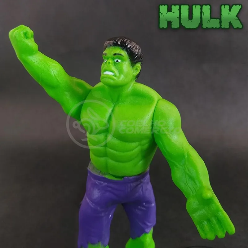 Kit Boneco Colecionável Hulk 15Cm Caneca Vingador 350Ml Nº11