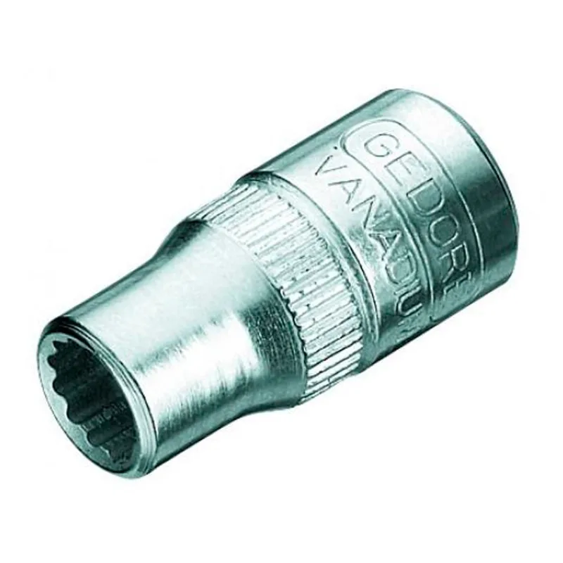 Soquete Estriado Gedore 013.112 Encaixe 1/4" X 13mm Peça