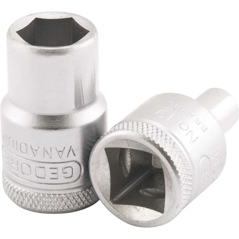 Soquete sextavado com encaixe de 1/2"x3/4" em aço cromo vanádio - GEDORE - GEDORE - Ferramentas Manuais