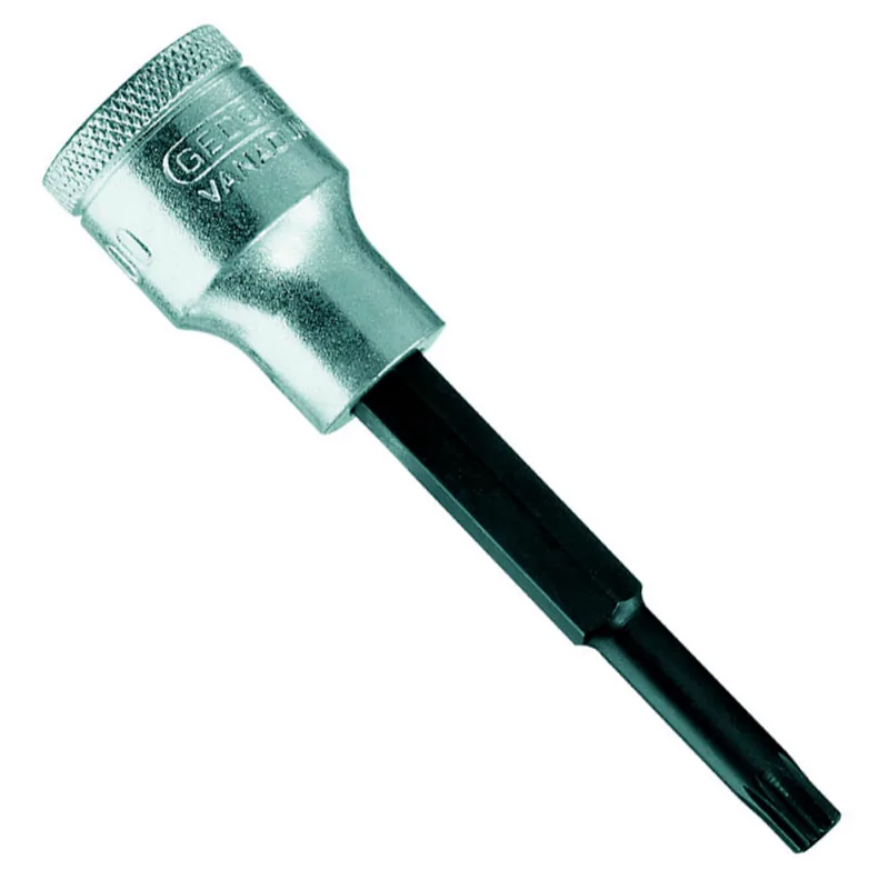 Chave Soquete Multidentada Longa 1/2" - 10mm Gedore INX19L 016820
