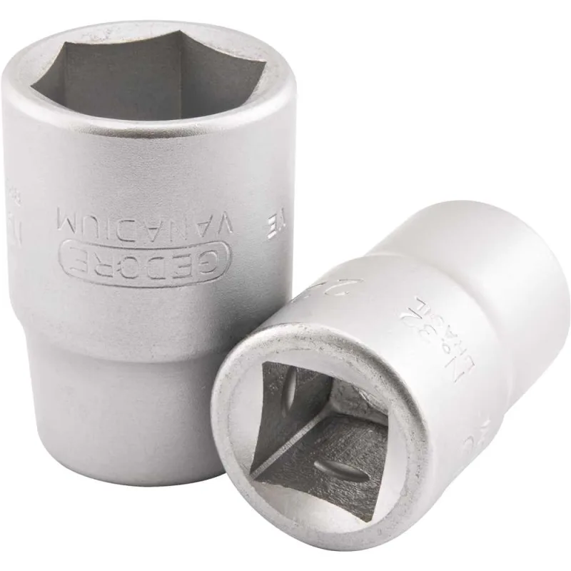 Soquete sextavado com encaixe 3/4" x 1.1/8" em aço cromo vanádio - GEDORE - GEDORE - Ferramentas Manuais