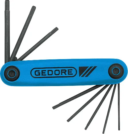 Jogo de Chave Torx com Armação T6-T25 8 Peças 024660 - Gedore - GEDORE - Ferramentas Manuais