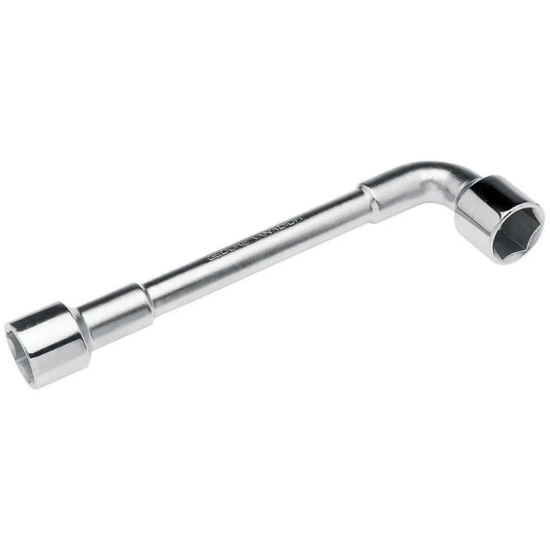 Chave biela com furo passante 22 mm aço especial perfil em L 25 PK GEDORE