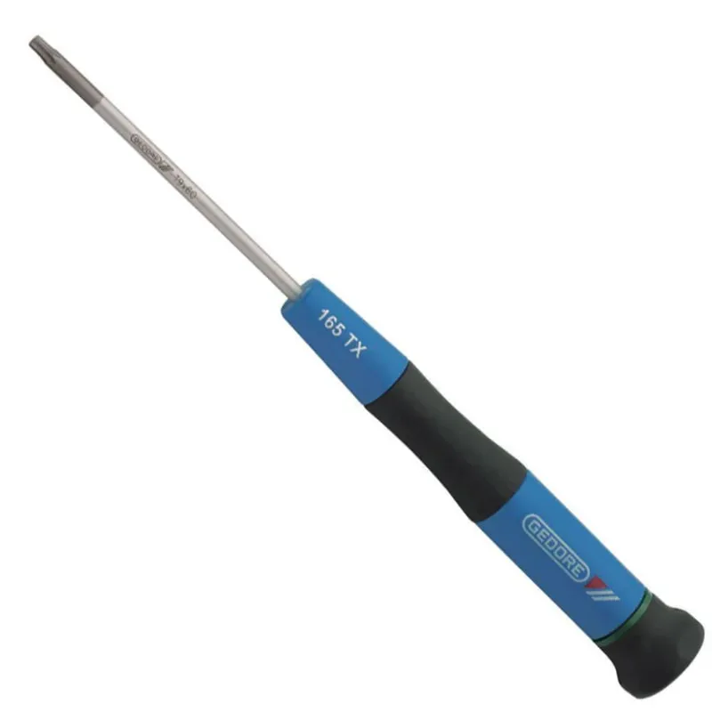 Chave Torx 165TX T8 Para Locais De Difícil Acesso Niquelado E Cromado Gedore