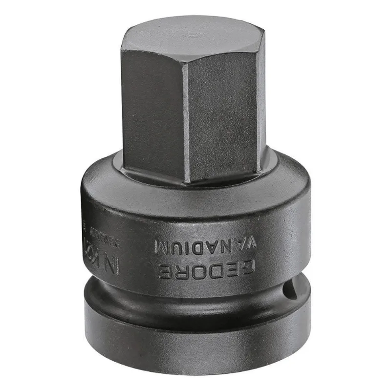 Chave Soquete Hexagonal de Impacto 31mm Encaixe 1" Gedore 080447 INK21-31