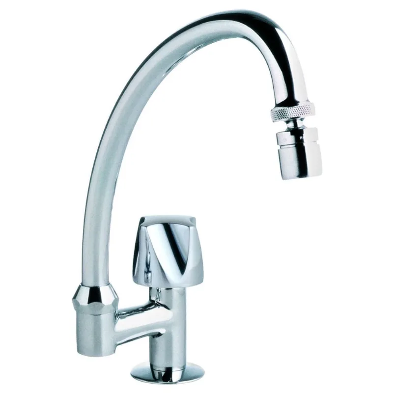 Torneira para Cozinha Mesa Bica Alta Cromado Metal Line DN15 Fabrimar Torneira para Cozinha Mesa Bica Alta Cromado Metal Line DN15