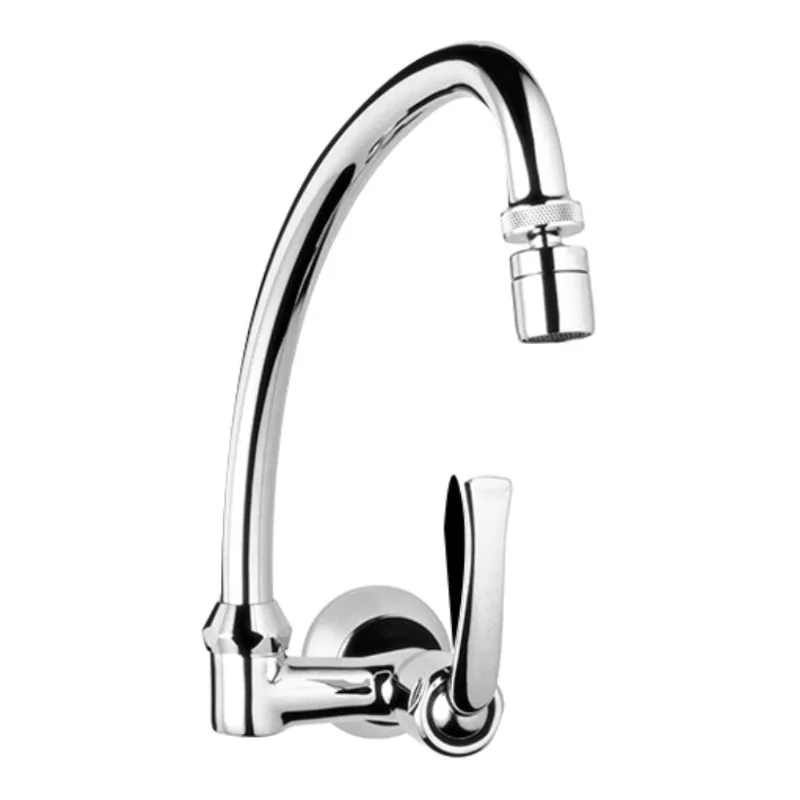 Torneira para Cozinha Parede Bica Média Cromado Metal Saída Lateral Fabrimar Torneira para Cozinha Parede Bica Média Cromado Metal Saída Lateral