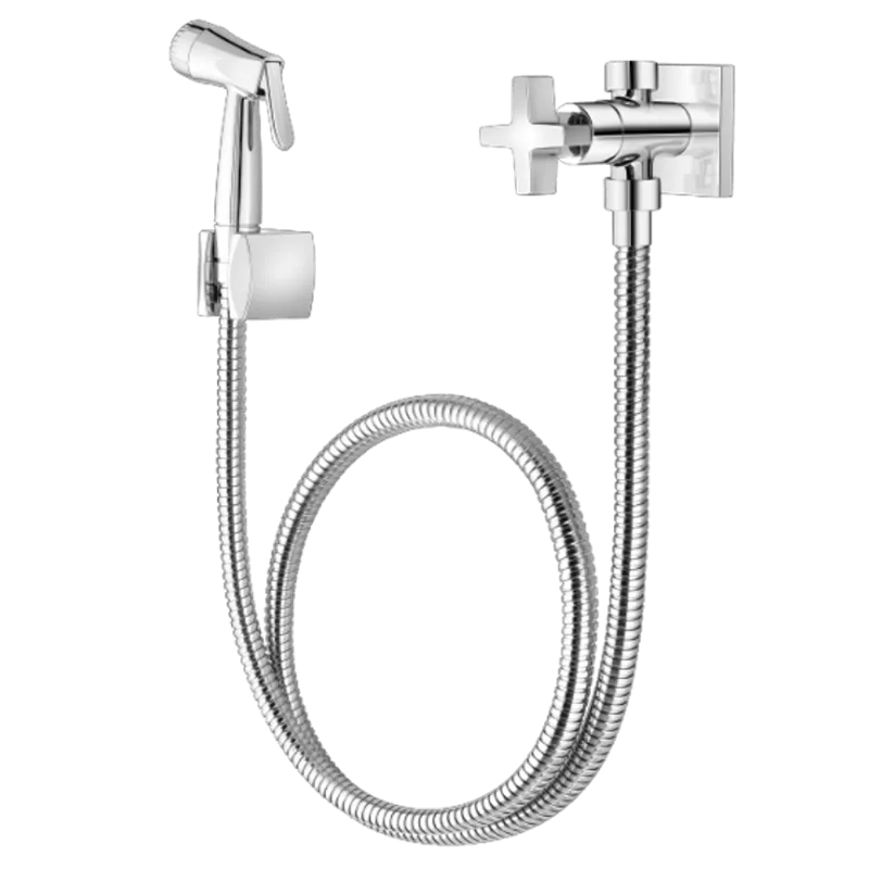 Ducha Higiênica com Registro e Derivação 2195 Goa Cross Cromado Fabrimar