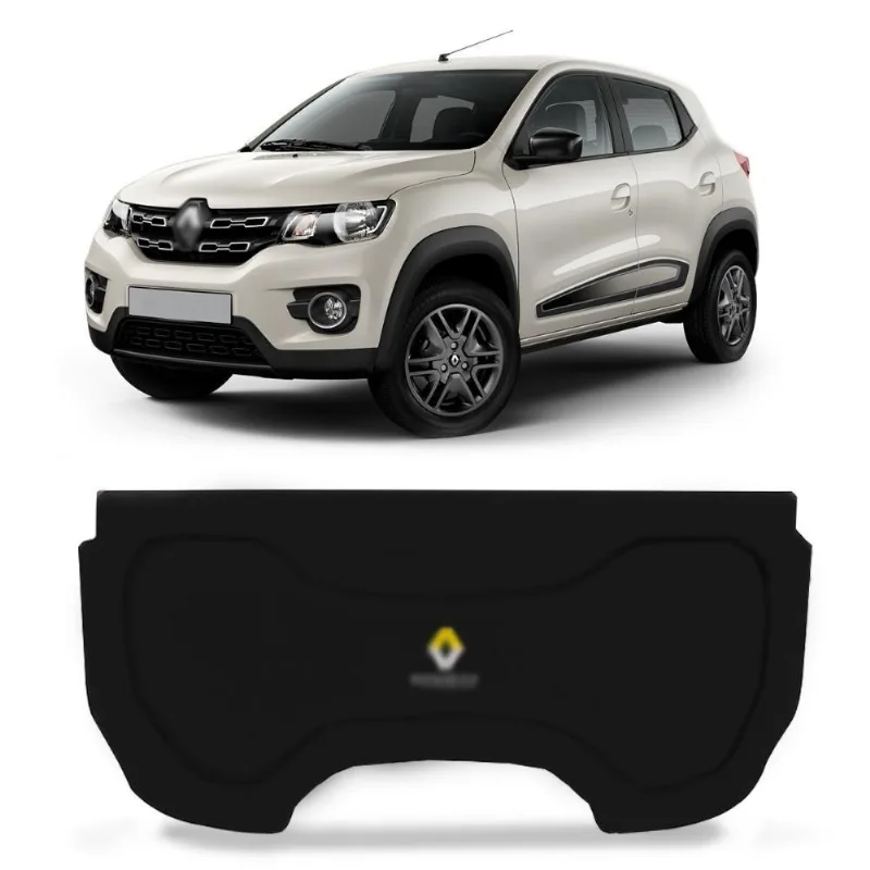 Tampão Porta Malas Kwid 2018 A 2023 Preto Furos 6x9 Bagagito