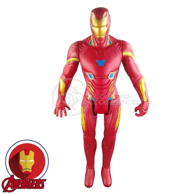 Boneco Action Figure Vingadores Homem Ferro Iron Man 29Cm 1