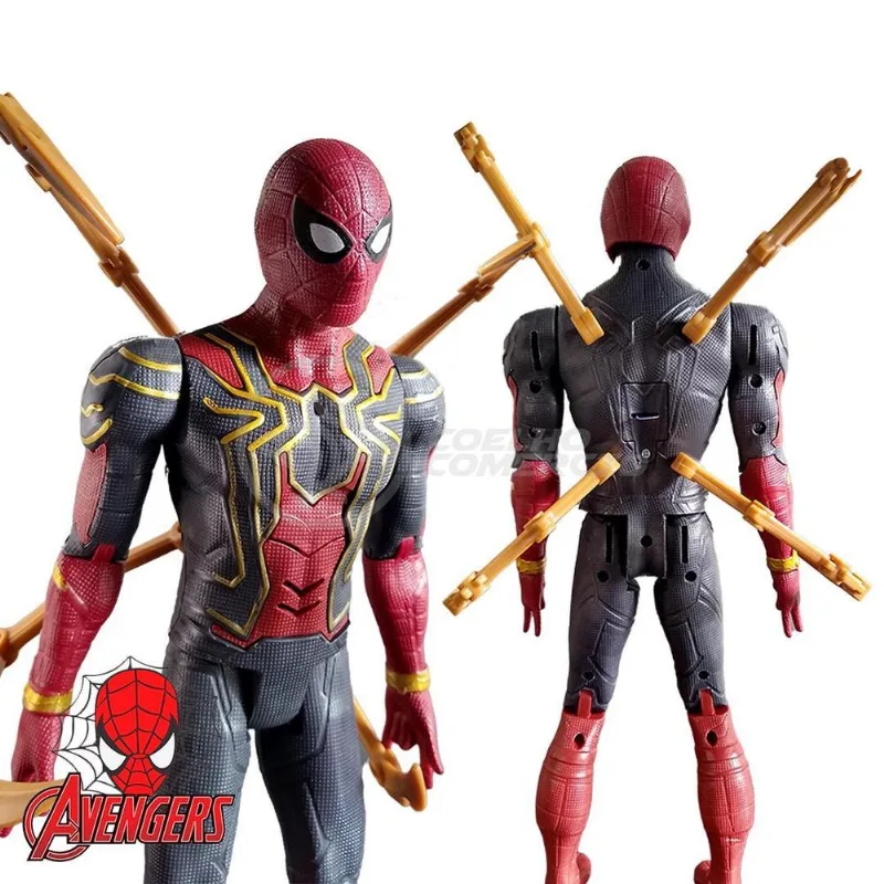 Boneco Action Figure Vingadores Homem Aranha Traje Ferro 10