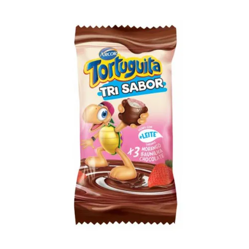 Choc Arcor Tortuguita Tri Sabo - ARCOR - Mercearia