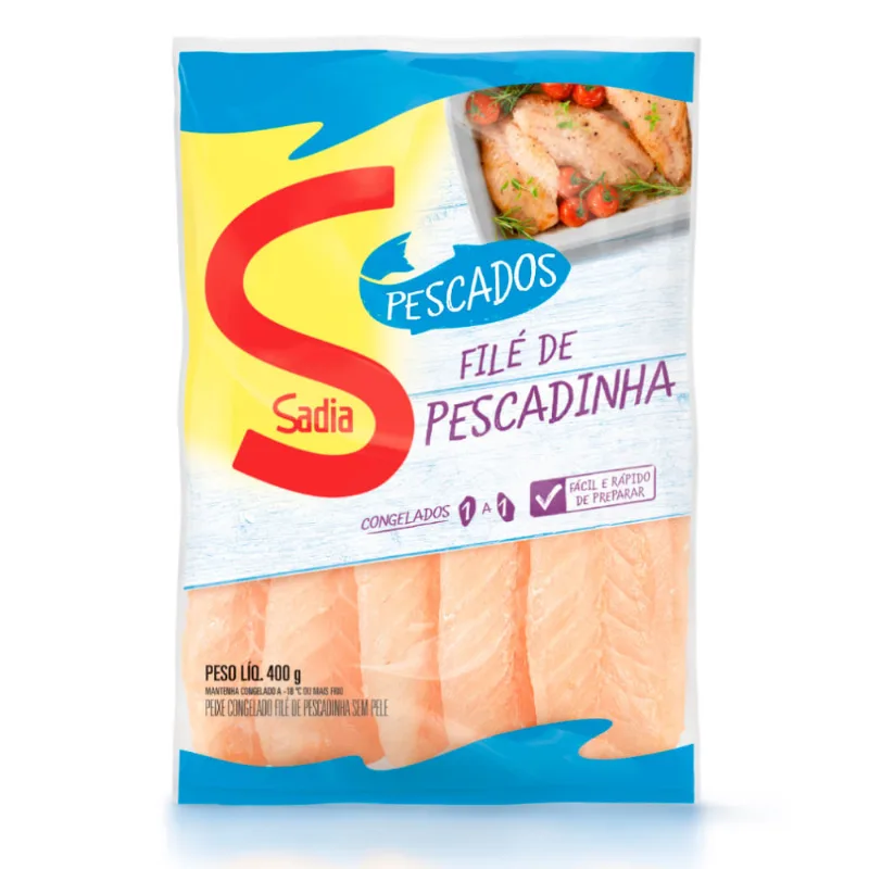 Filé de Peixe Pescadinha Sadia Congelado 400g