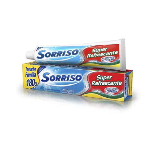 Creme Dental Super Refrescante Sorriso Caixa 180g - SORRISO