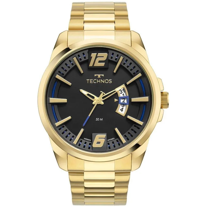 Relógio Technos Masculino Racer Dourado - 2117LCSS/1P - Technos