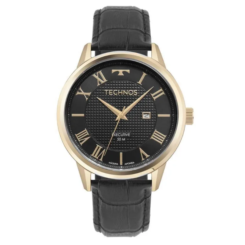 Relógio Technos Masculino Executive Dourado - 2115ncx/0p 2115ncx/0p - Technos