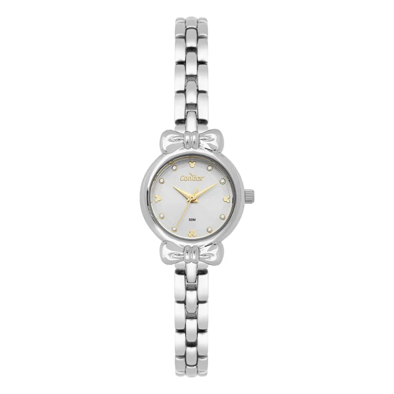 Relógio Condor Feminino Disney Mickey Prata - CO2035OBU/5K Relógio Condor Feminino Mini Joia Prata - CO2035OBU/5K
