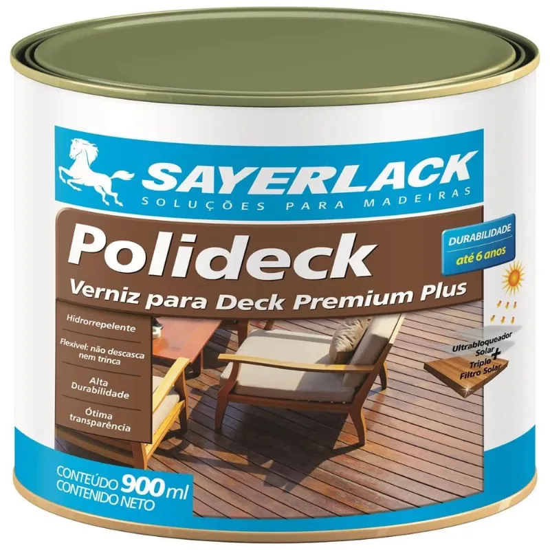 verniz semi-brilho polideck 900ml renner natural - SB2316427CQT