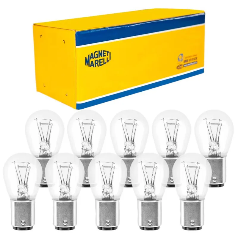 Kit 10 Lâmpada P21/5w 12v Bay15d Magneti Marelli Lmm7528
