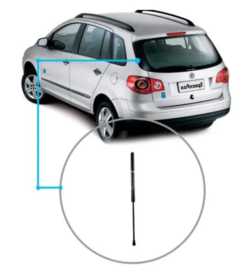 Amortecedor De Porta Malas Vw Spacefox Cofap Mola Gás 16562 Unitário - COFAP - Amortecedor