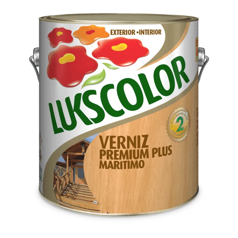Verniz Maritimo Plus Acetinado 3.6l Lukscolor