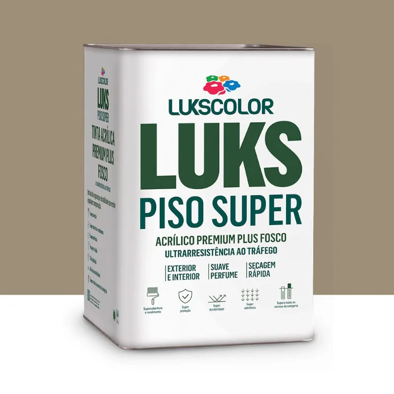 Tinta Piso Lukspiso Concreto 18l Lukscolor