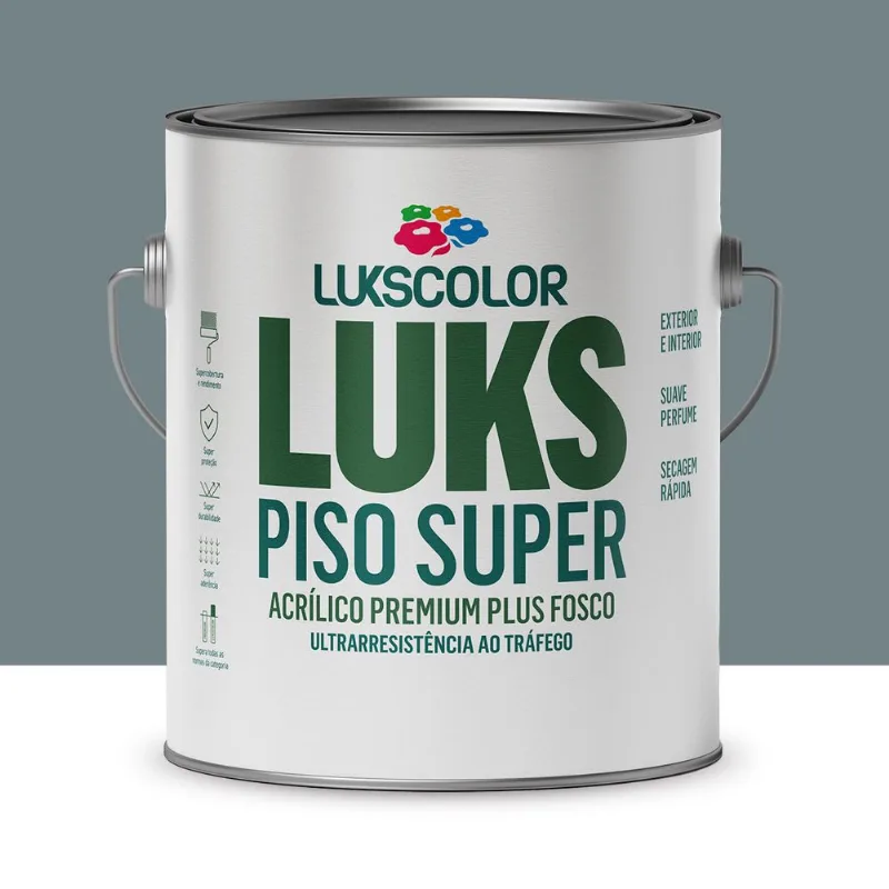 Tinta Piso Lukspiso Cinza 3.6l Lukscolor