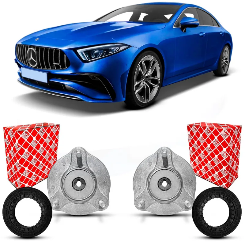 Par Coxim Batente Original Febi Bilstein Rolamento Amortecedor Dianteiro Mercedes Benz CLS53 amg C257 2018 2019 2020