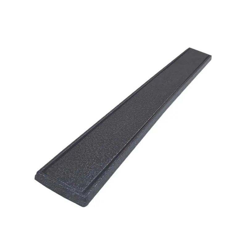 Ralo linear 7x70cm com caixa coletiva liso onix Costa Navarro