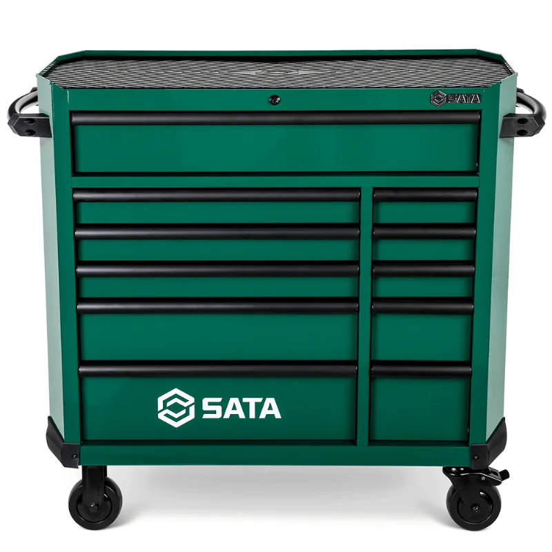 Carro para Ferramentas Verde com 11 Gavetas Sata ST95114G ST95114G