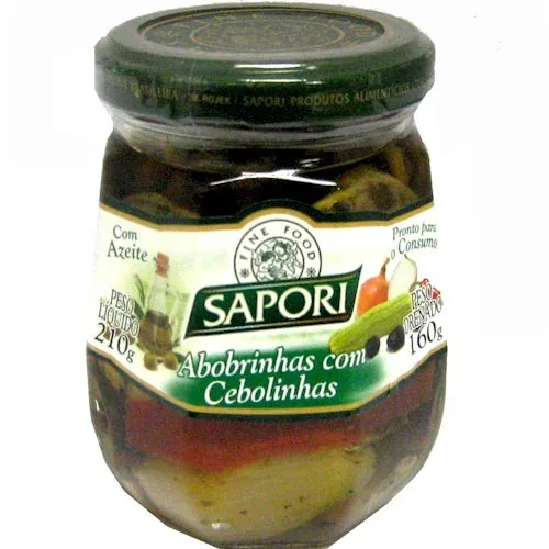Abobrinha Com Cebolinha Sapori 210g - SAPORI - Mercearia