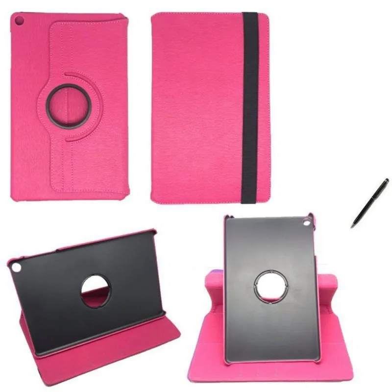 Capa Giratória Galaxy Tab A T510/T515 10.1 e Can Touch Rosa