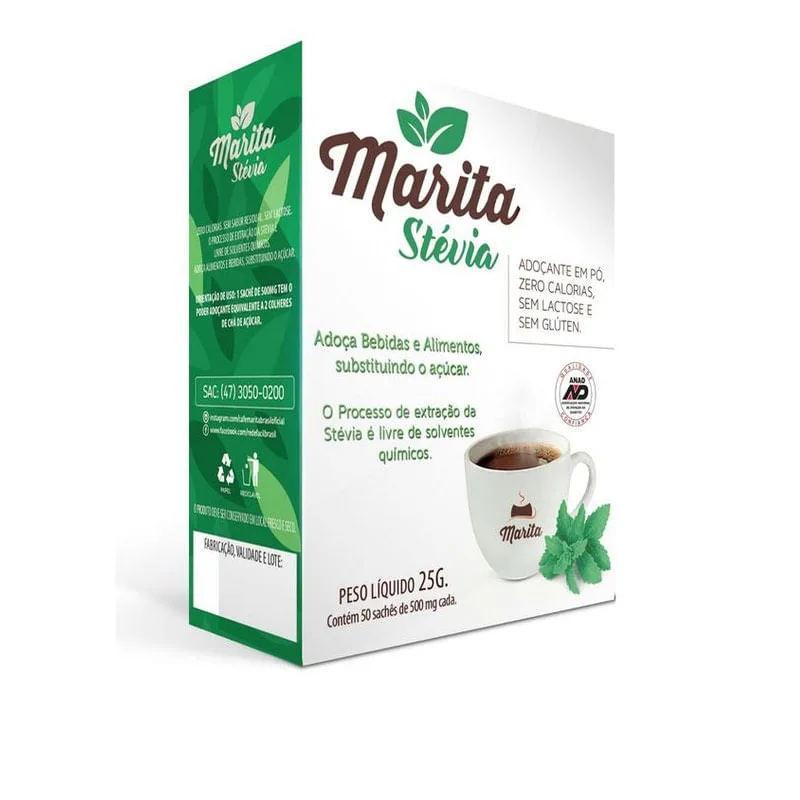 Adoçante Marita Stévia - Original - Não Informado - Mercearia