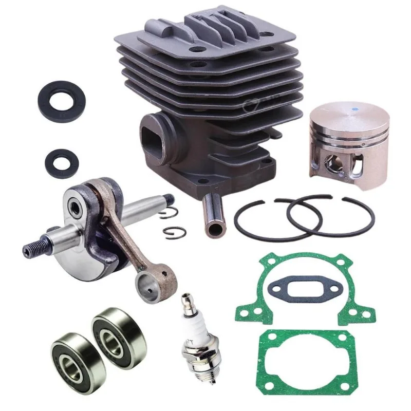 Kit Cilindro Virabrequim Vela Junta Roçadeira Stihl Fs220