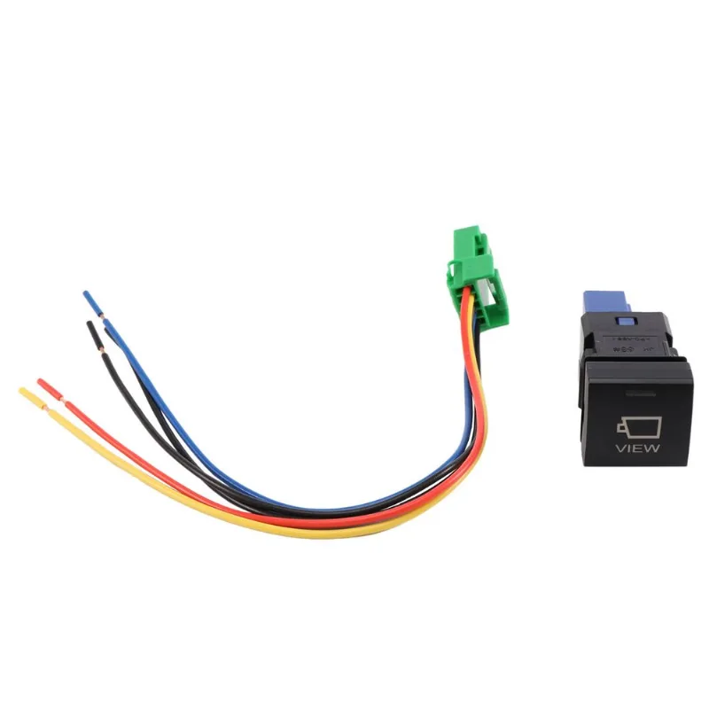 Interruptor Do Botão De Visualização Da Câmera Do Carro Com Fio Para Toyota Camry Xv7