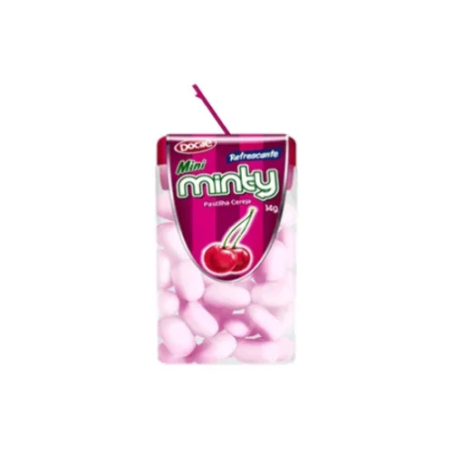 Pastilha Mini Minty Docile Cereja Fresh - MINTY - Mercearia