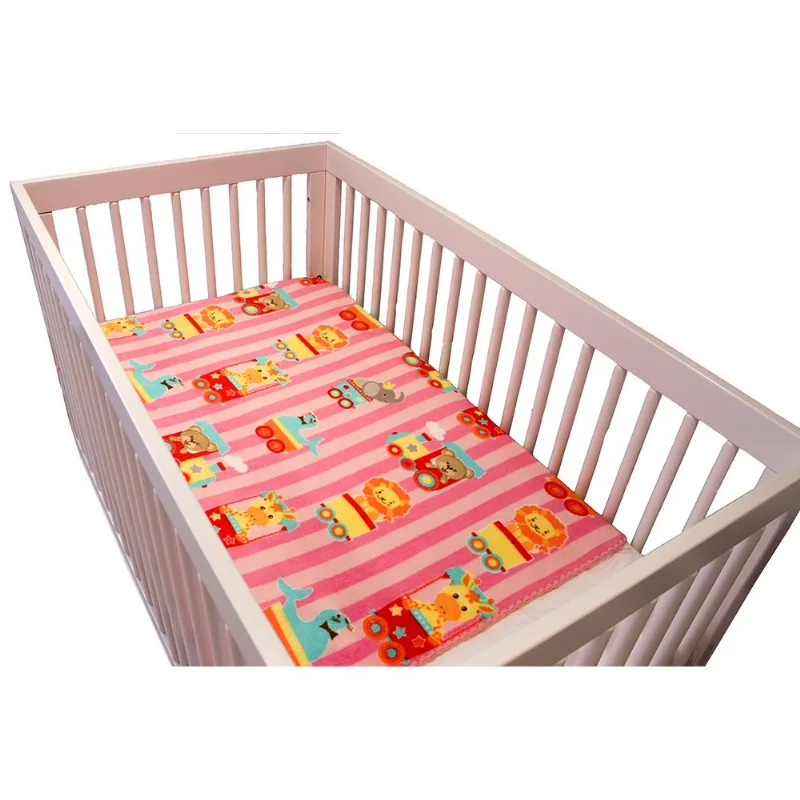 Manta Soft Bebe Menina Rosa Bichinhos 80x110cm Camesa