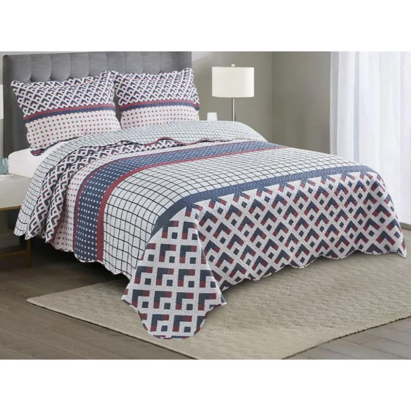 Colcha evolution patchwork king 260x280 mercury