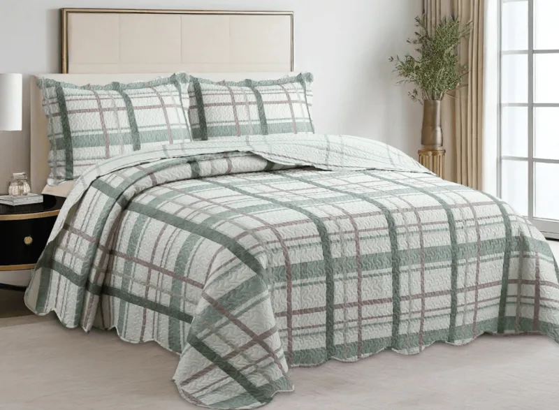 Kit De Colcha Camesa Evolution 03 Peças Queen Geométrico - CAMESA - Cama E Mesa