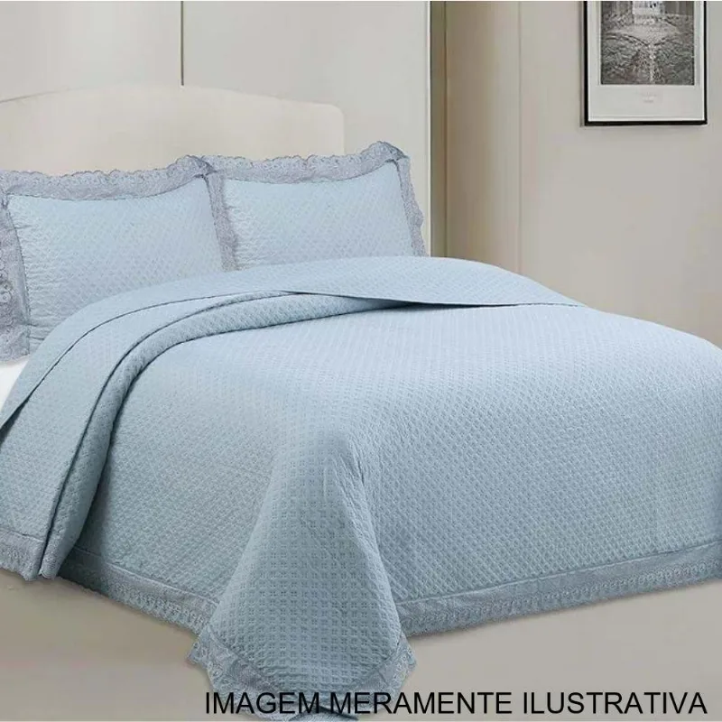 Colcha King Camesa Renascença 3 Peças 280x260cm Sortido (MP)