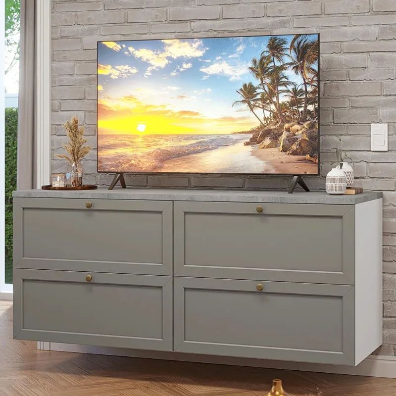 Rack para TV até 70 Polegadas 160cm 4 Gavetas Vik Madesa 04 B