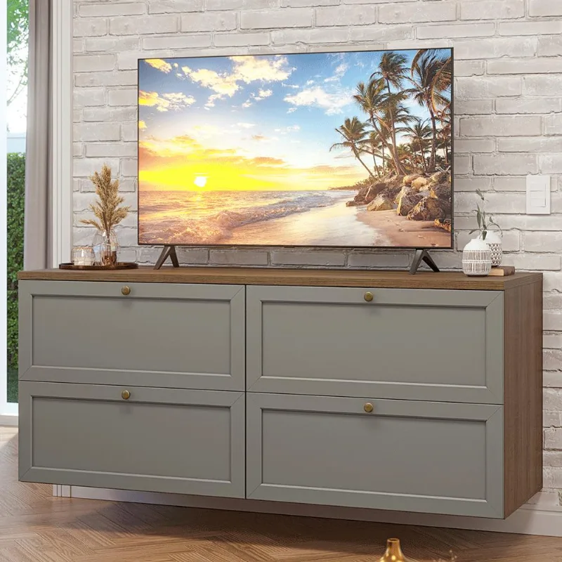 Rack para TV até 70 Polegadas 160cm 4 Gavetas Vik Madesa 04 R