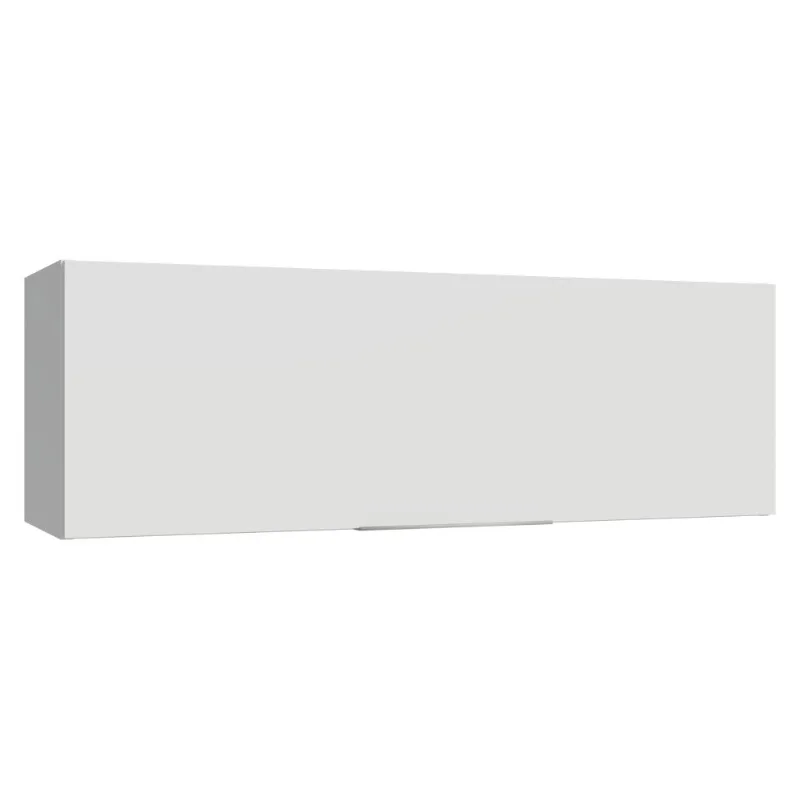 Armário Aéreo para Quarto 100 cm 1 Porta Basculante Branco Neo Madesa